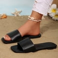 thumbnail image 6 of Norvail Womens Flat Slide Sandals, lightweight flip flops for women wide foot sandals for women dressy, non-slip cushioned footbed summer beach pool shower shoes for travel everyday wear, 6 of 8