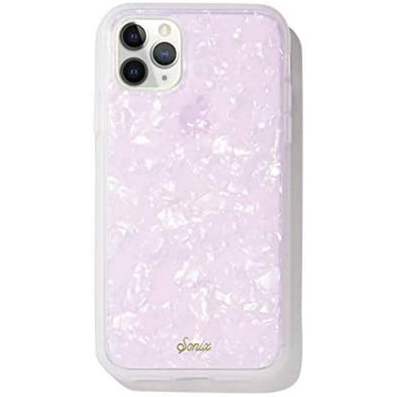 Sonix Étui de Protection en Perles Roses pour iPhone 11 Pro Max [Certifiée Test de Chute Militaire] Série Marbre Écaille de Tortue