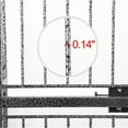 thumbnail image 7 of Renwick Extra Large Bird Cage with Rolling Stand, 3 Feeding Bowls and 2 Perches, Black, 7 of 7
