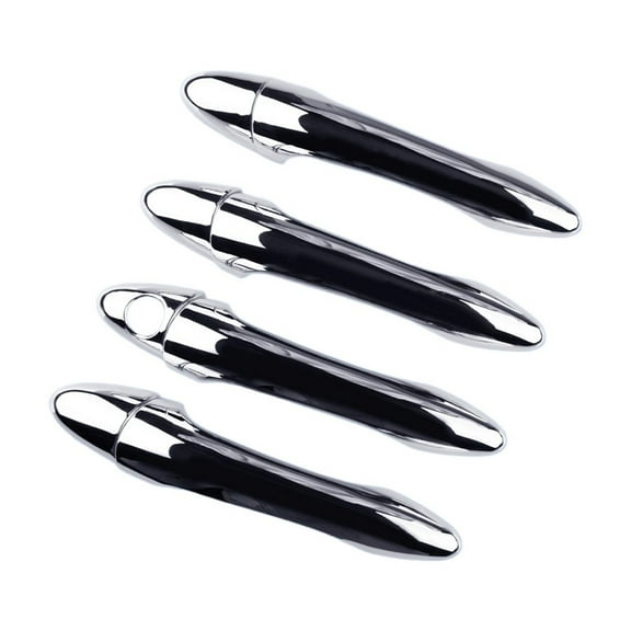 1 Set Exterior Door Handle Cover Trim Fit for Kia For Sportage 2011 2012 2013 2014 2015 2016 Chrome Silver Plastic
