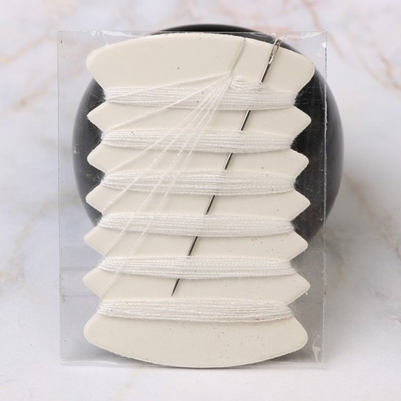 LOLIPPYY 100PCS Sewing Pouch Portable Sewing Kit Cotton White for Everyday Use