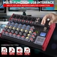 thumbnail image 4 of Mezclador de audio inalámbrico para DJ Pyle PMX848BT Bluetooth de 8 canales, 4 of 7