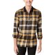 thumbnail image 1 of GUESS Camisa con botones cepillados para hombre, amarillo, grande, 1 of 1