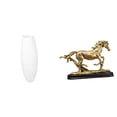 thumbnail image 1 of Cubierta de lámpara de pie,Lámpara de pie con pantalla de papel de arroz,lámpara decorativa,Pantalla de lámpara de pie Accesorios de iluminación Clásicos,Figura de caballo,Escultura de, 1 of 8