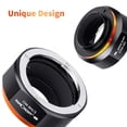 thumbnail image 3 of Adaptador de montura de objetivo K&F Concept para Olympus OM a M4/3 MFT, 3 of 9
