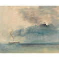 thumbnail image 3 of Joseph Mallord William Turner 24x20 Black Modern Framed Museum Art Print Titled - A Paddle-Steamer in a Storm (ca. 1841), 3 of 5