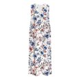 thumbnail image 3 of YABCSAZ Dresses for Women Summer Casual Loose Sundress Sleeveless Tank Dress Beach Floral T-shirt Sundress Pockets Boho Tank Dress Women Dresses 2025 Vacation Travel, 3 of 4