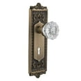 thumbnail image 3 of Nostalgic Warehouse Eadcry_Prv_234_Kh Victorian Crystal Privacy Door Knob Set - Brass, 3 of 6