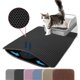 thumbnail image 1 of Alfombrilla de arena para gatos Petinstinct, extra grande, 76 x 56 cm, color negro, 1 of 8