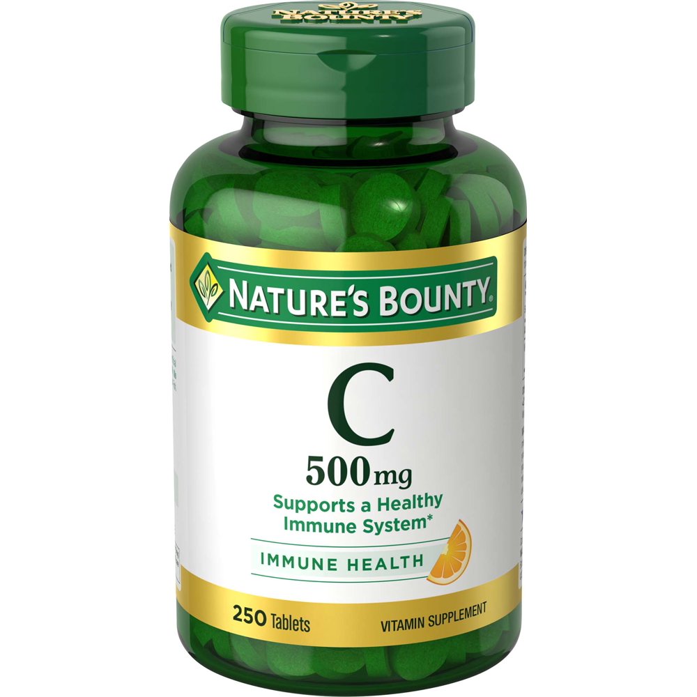 Nature's Bounty Vitamin C Immune Support Tablets, 500 Mg, 250 Ct