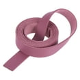 thumbnail image 1 of Cinturón de tiras de cuero de 1.5 cm (0.6" de ancho) tiras de cuero de color rosa oscuro para manualidades, llaveros, 1 of 7