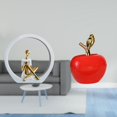 thumbnail image 2 of Estatua de niña,Estatuas de mujeres y niñas,estatuillas,decoración elegante,Escultura de arte abstracto,regalo creativo y moderno para el hogar.,Estatua,Escultura de fruta artificial,estatua, 2 of 8