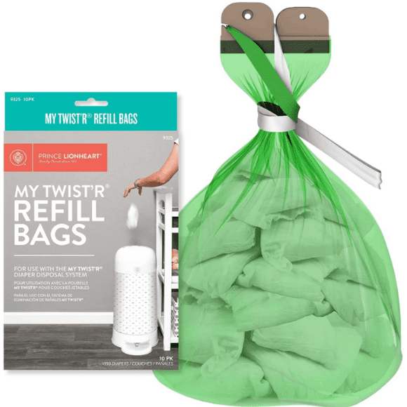 Prince Lionheart - Ma Twist'r Sacs de Recharge-10pk