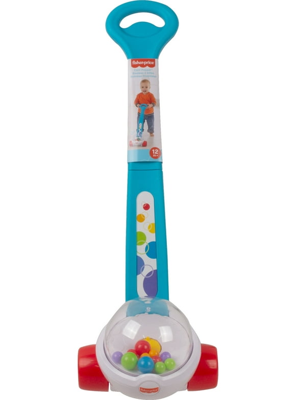 Fisher-Price Corn Popper Push Toy with Ball-Popping Action for Infants and Toddlers