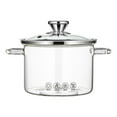 thumbnail image 2 of Fiocias Glass Cookware Pot, Heat Resistant High Borosilicate Glass Pasta Pot, Noodle Pot 1.8L, 2 of 7