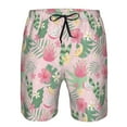 thumbnail image 3 of Goofa Tropical Pitaya Printed Mens Swim Trunks Summer Quick Dry Short Beach Swimwear Bathing Suits-Large, 3 of 9