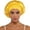 Yellow, variant on Bibifish Womens Satin Sleep Bonnet Soft Wide Band Adjustable Hair Care Daily Night Protection Headwear