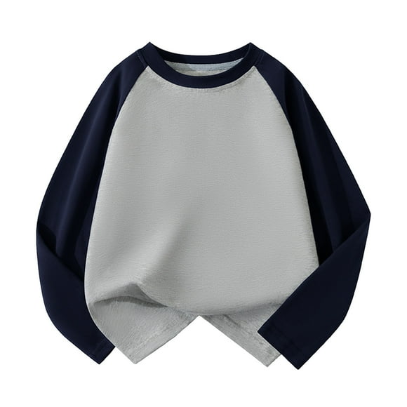 Toddler Kids Baby Girls Boys Long Sleeve Shirts Raglan Shirt Baseball Tee Tops
