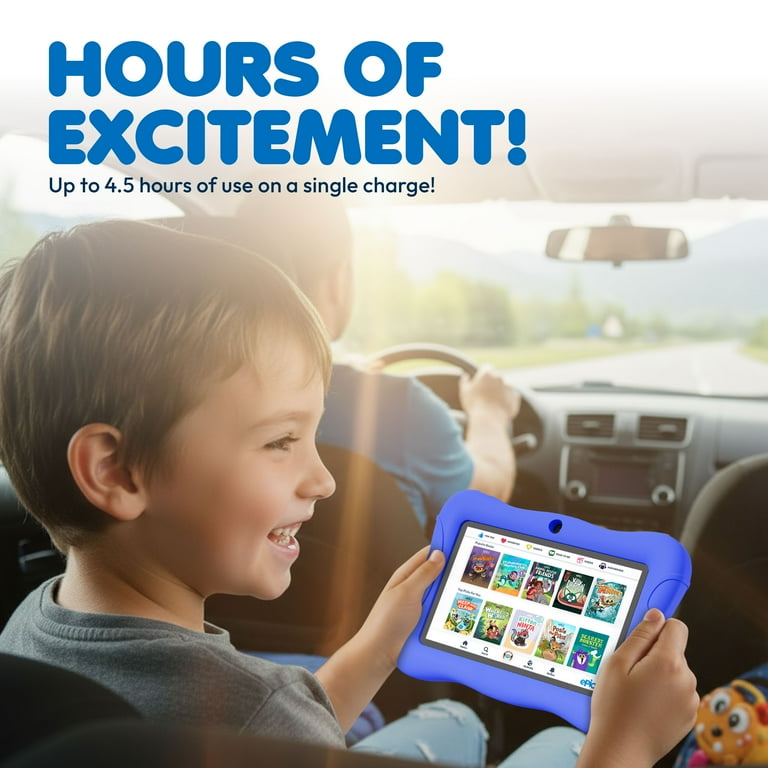 YUMBOT Tablet Niños 10.1 Pulgadas Android 13,8GB RAM 128GB ROM(TF 128GB) para Niños 6000mAh Control Parental,1280 * 800 HD Educativa WiFi para con Funda EVA