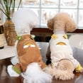 thumbnail image 4 of CBFFDC Cold Weather Pet Clothing Cozy Padded Backpack Winter Pet Clothes Thickened Warm Button Fixing Comfortable to Wear Puppy Small Dog Teddy Clothing, 4 of 7