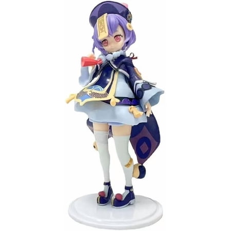 Newly Genshin Impact Figures, Qiqi Figure Statue 17cm/6.7inch PVC Character Figurine Cosplay Action Figures Model Collectible Anime Fans