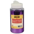 thumbnail image 2 of School Smart Craft Glitter, 1 Pound Jar, Purple, 2 of 2