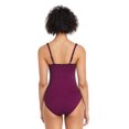 thumbnail image 5 of LIORA Women Tummy Control Lace Up One Piece Swimsuit Ruched Push Up Bathing Suit, 5 of 6
