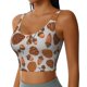 thumbnail image 2 of Balery Pinecone Autumn Pattern Sujetadores deportivos con espalda cruzada para mujer, acolchados, sin costuras, de alto impacto, ideales para yoga, gimnasio, entrenamiento y fitness.-Large, 2 of 8