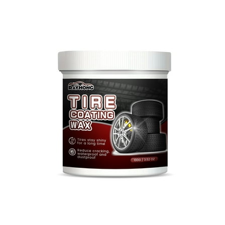 Rayhong Tire Coating Wax, Car Tire Maintenance Decontamination Bright Brightening Durable Rust Remover