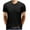Black, variant on Mens Shirts Summer Men Short Sleeve Casual Fashion Round Neck Pullover Buttons T Shirt Blouse