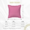 thumbnail image 4 of Bingfone Decorative Pillow Covers 18"X18" Pink Gingham Couch Pillow Cases Modern Farmhouse Covers For Couch Sofa Bed, 4 of 9