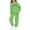 1-Green1638, variant on WOYY Tracksuit for Girls Los Angeles Print Hoodie Sweatpants Set Fashion Kids Clothes, Sizes 2-14