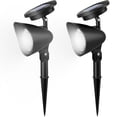thumbnail image 2 of 2Pcs Solar Spot Light Solar Powered Spotlight White/ Warm Light Solar Light Outdoor IP65 Waterproof Auto On/Off Garden Light Bright Landscape Garden Decoration for Outdoor Path, 2 of 7