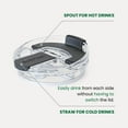 thumbnail image 6 of 2-in-1 Hot & Cold Vacuum Insulated 30oz Tumblers, Stainless Steel Dual Chamber, Leak-Proof, BPA-Free, Fits Cup Holder, Travel Coffee Mug, Split Cup, 2 Drink, 2 Sides, Coffee & Water, 6 of 14