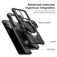 thumbnail image 4 of 6goodeals Series For Nokia Style+ 5G, Nokia G400 5G Phone Case with Tempered Glass Screen Protector, Full-Body [Military-Grade], Magnetic Car Mount Ring Holder, Heavy-Duty Case - Black, 4 of 7