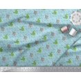 thumbnail image 3 of Soimoi Poly Georgette Fabric Geometric Shapes,Crocodile & Rhinoceros Kids Print Sewing Fabric Yard 52 Inch Wide, 3 of 3