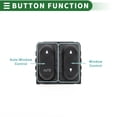 thumbnail image 3 of Interruptor de Ventana Eléctrica Unique Bargains para Ford F-150 F-250 F-250 HD No.XL3Z14529AA/F65Z14529AAB, 3 of 7