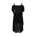 thumbnail image 3 of goowrom Robe d'Halloween pour Femme, une-Pièce à Encolure Bateau et Épaules Dénudées, 3 of 9