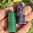 thumbnail image 3 of Natural Crystals and Healing Stones Set, 7pcs Crystal Wand Point Tower Obelisk, Chakra Stones, Ball Crystals Set,Amethyst Cluster Sphere Pyramid Selenite Birthday Gifts for Women, 3 of 4