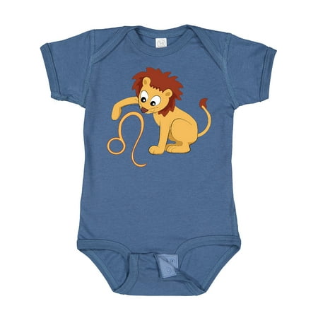 

Inktastic Cute Leo the Lion Zodiac Sign Gift Baby Boy or Baby Girl Bodysuit