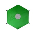 thumbnail image 1 of Cubierta de sombra para trampolín, fácil instalación, resistente al desgarro, toldo de protección solar para patio de juegos. 10 pies para 6 postes, 1 of 8