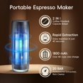 thumbnail image 4 of seektik Portable Espresso Maker, 20Bar Pressure & Up to 60 Cups per Charge, Battery Operated Portable Coffee Maker, Works with Ground Coffee & Capsules, for Camping,, 4 of 8