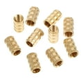 thumbnail image 6 of HAKIDZEL 10pcs Brass Knurled Insert Nuts for Precision Industrial Assembly, 6 of 8