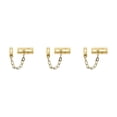 thumbnail image 1 of Speravity Brass Door Chain Lock House Childproof Doorknob Deadbolt Reinforcement Security Guard Indoor Office Toddlers Latón 3piezas, 1 of 6