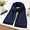 Blue Houndstooth, variant on Mulberry Silk Brushed Scarf For Men Women Soft Winter