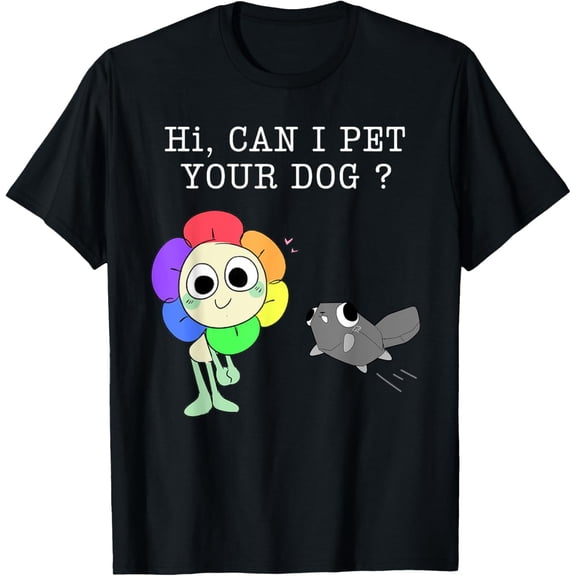 Dandy World Pebble Can I Pet Your Dog Dandy World T-Shirt