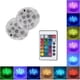 thumbnail image 1 of Piscina Led Luz Subacuática Batería Multicolor Rgb 10 Luz Led Con Control Remoto Para Jarrón Base Acuario Estanque Methold HA046505-01, 1 of 6