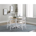 thumbnail image 2 of Progressive Furniture Christy 40" Round Wood Dining Table in Light Oak and White, 2 of 2