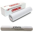 thumbnail image 2 of wqlpp-Oracal 651 Permanent Adhesive Craft Vinyl (12Inch x 10ft Wrapped Around a 1.5" Core) -Bonus MapleLeaf Decal (Matte, White), 2 of 4