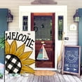 thumbnail image 6 of Summer Garden Flag 12.5 x 18 Inch Welcome Sunflower Decorative Double Sided Burlap Flag For Spring Summer Farmhouse Yard Seasonal Decor, 6 of 6